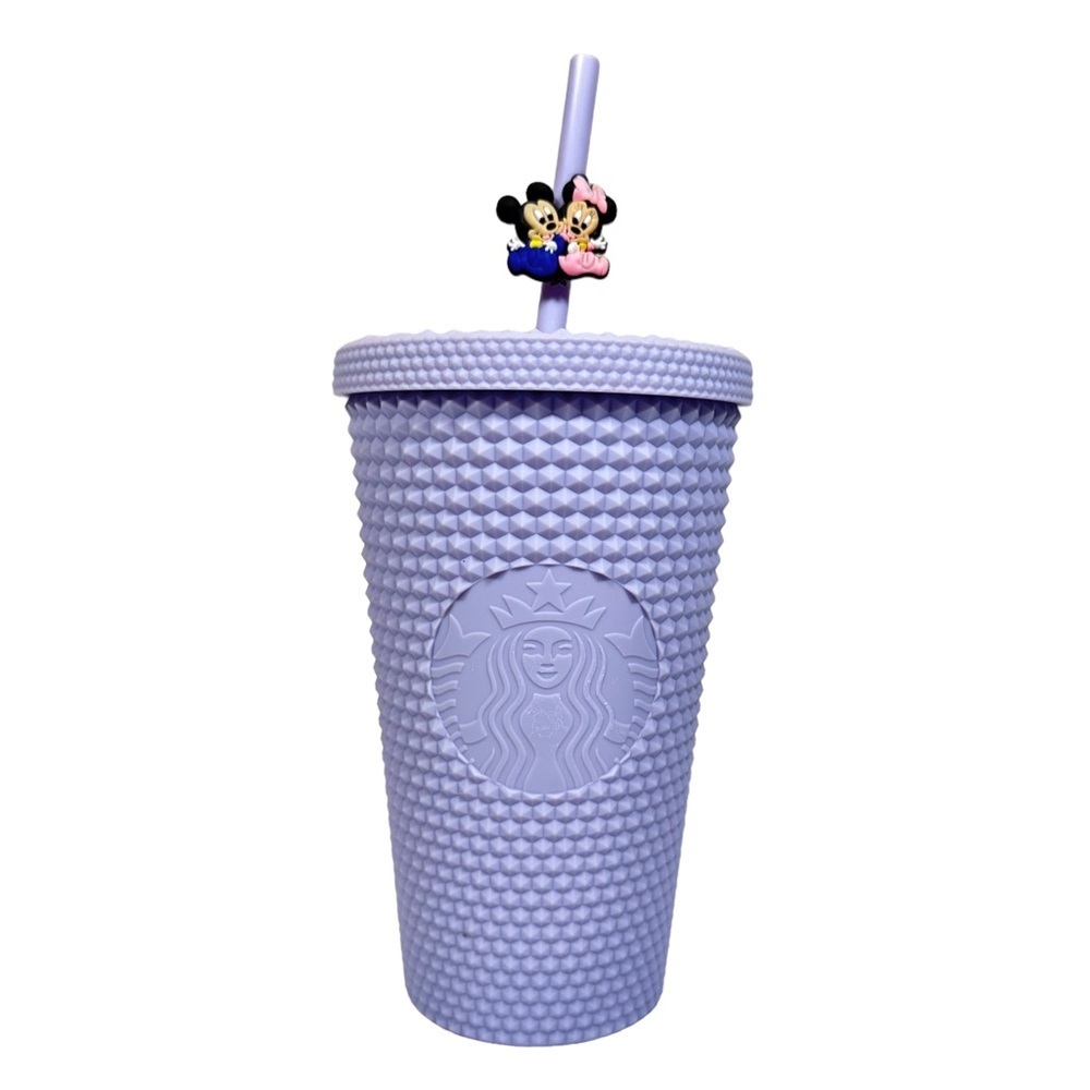 STARBUCKS Limited Edition Studded Honeycomb 16oz Tumbler in matte lilac